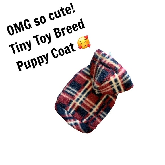Other - Tiny Fleece Toy Breed Hoodie Coat